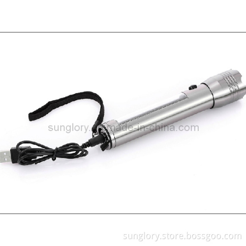 2013 Super Bright Rechargeable LED Flashlight with Solar